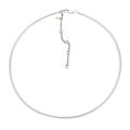 16" Collar Necklace with 4" Extender Chain (Sterling Silvertone)