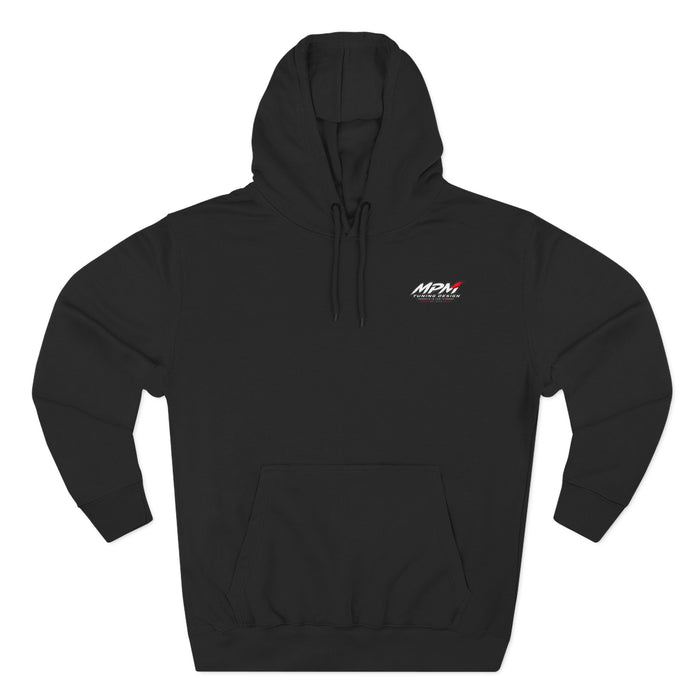 2JZ-GTE Engine Hoodie — Turbo Motor Illustration Fleece | MPM Tuning Design