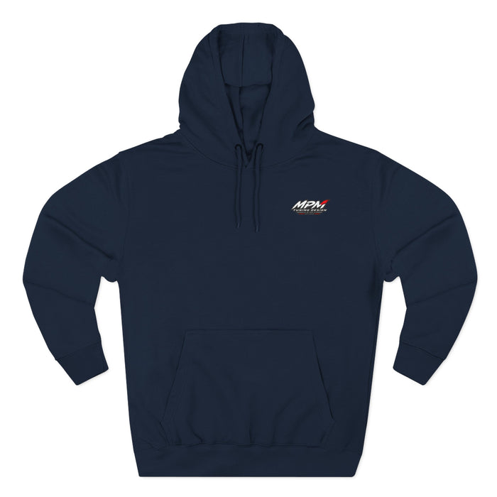 2JZ-GTE Engine Hoodie — Turbo Motor Illustration Fleece | MPM Tuning Design