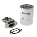 Aftermarket Perkins oil filter conversion kit