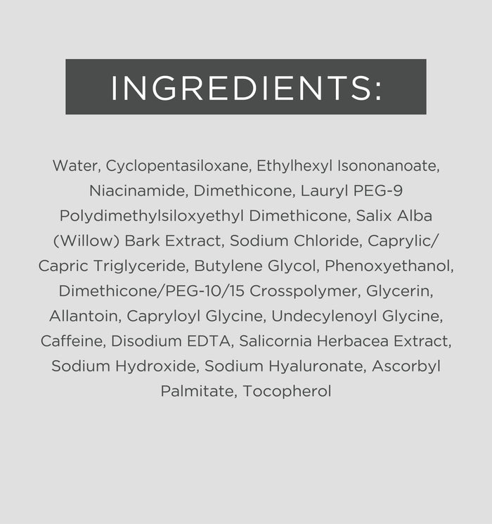 Ingredients list