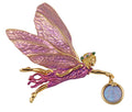 Astral's Glass Seaview Moon Pin Pendant (Pink)