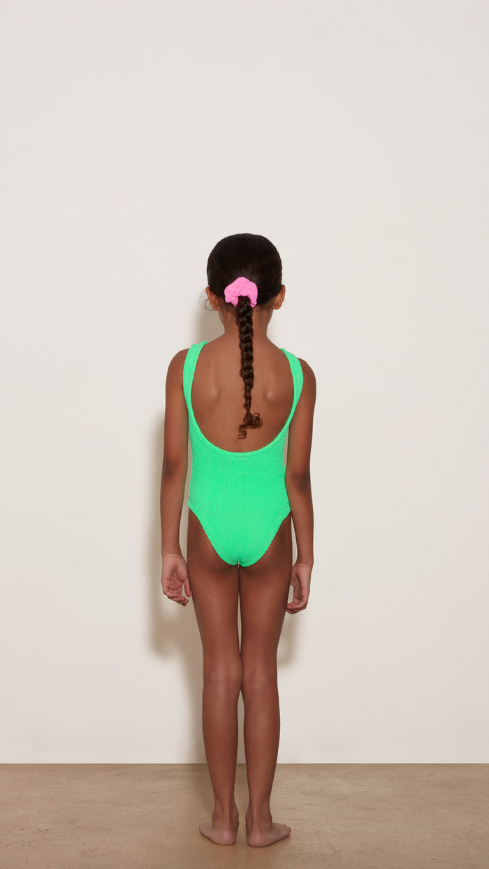 Baby Classic Crinkle Swimsuit - Lime