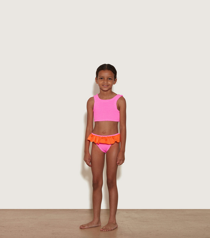 Baby Duo Olive Bikini - Pink/Orange