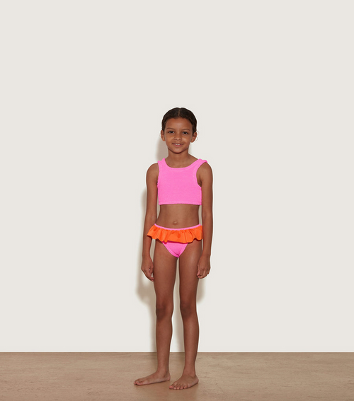 Baby Duo Olive Bikini - Pink/Orange