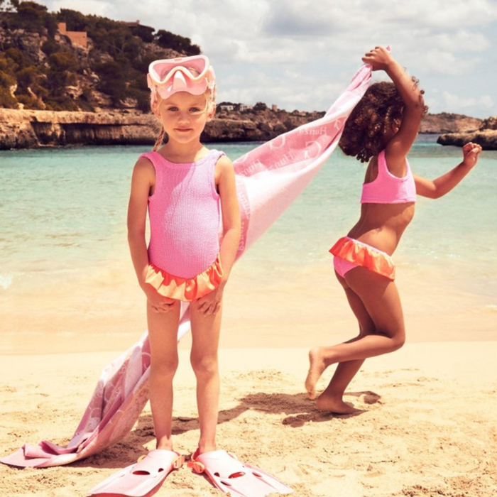 Baby Duo Olive Bikini - Pink/Orange