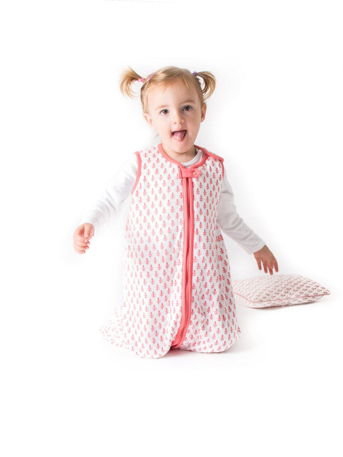 Baby Sleeping Bag Pink City Print - TOG 0.6 (Lightweight)
