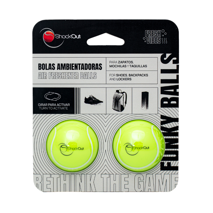 Balles désodorisantes Shockout Funky Balls - Esprit Padel Shop