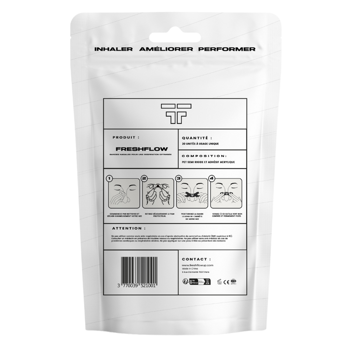 Bande Nasale Freshflow Blanc - Esprit Padel Shop