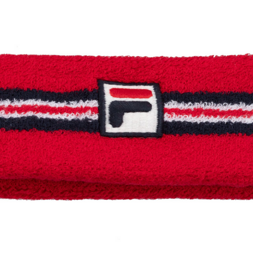 Bandeau éponge Fila Jacob Rouge - Esprit Padel Shop