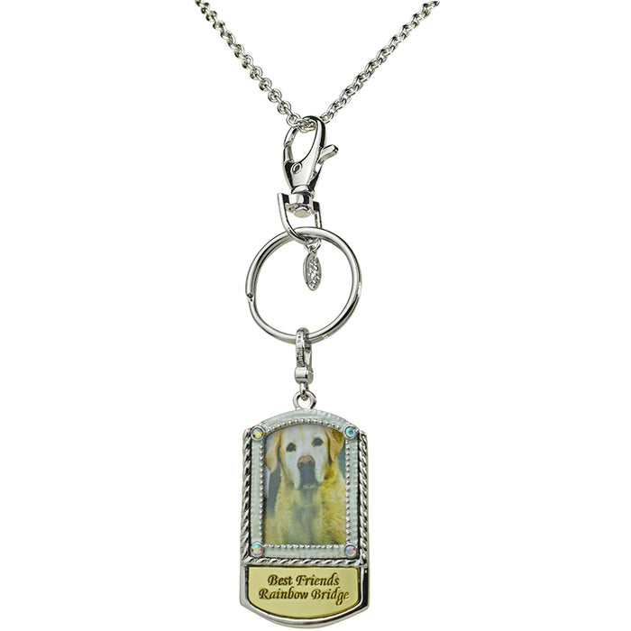 Best Friends Rainbow Bridge Key Chain Charmer with Free Necklace (Mixed Plate)