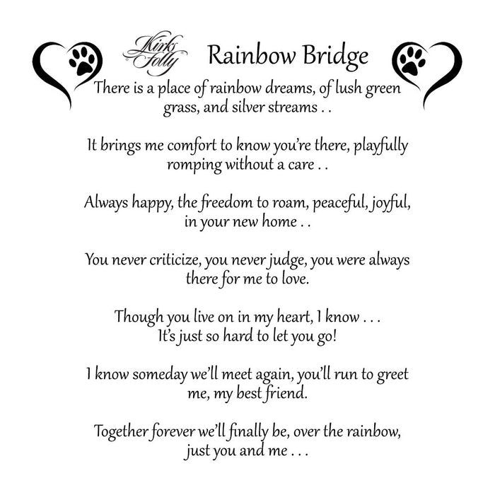 Best Friends Rainbow Bridge Key Chain Charmer with Free Necklace (Mixed Plate)