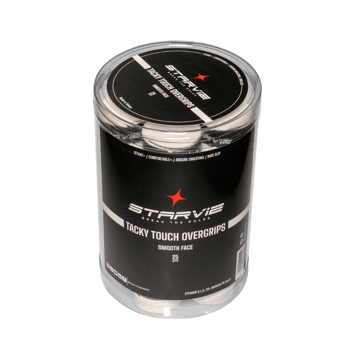 Boîte de 25 Surgrips Starvie Tracky Touch Blanc - Esprit Padel Shop