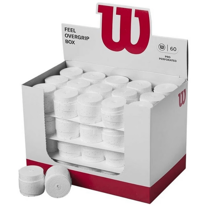 Boîte de surgrips Wilson Pro Overgrip Perforated x60 - Esprit Padel Shop