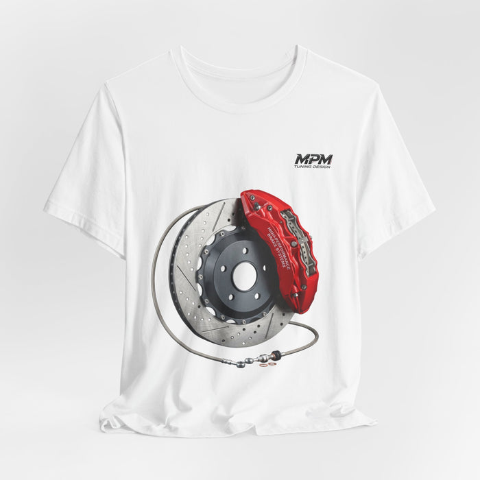 Brake Caliper Graphic Tee — Motorsport Disc Brake T-Shirt | MPM Tuning Design