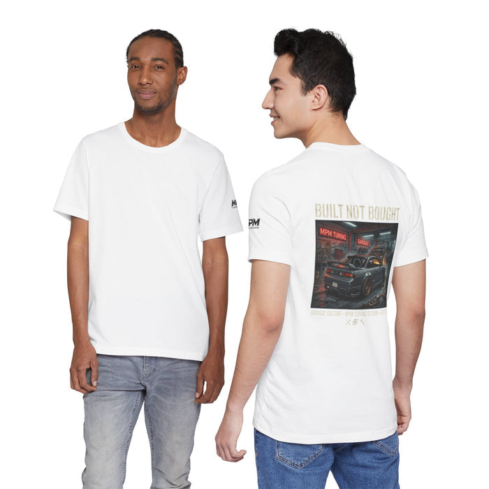 Built Not Bought Oversized Heavyweight JDM Garage T-Shirt | MPM Tuning Design