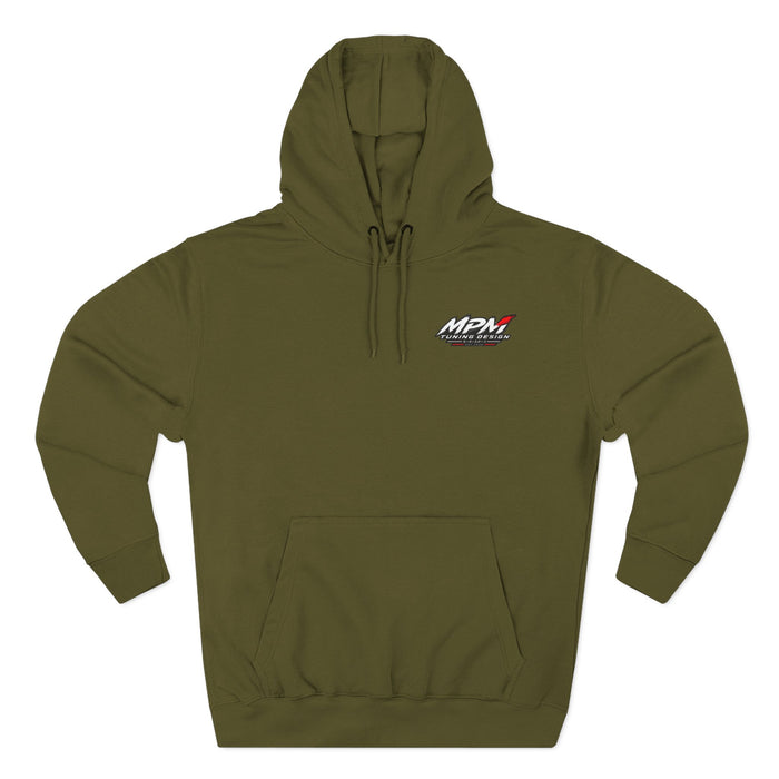 Built to Shift Hoodie — Clutch & Flywheel Mechanic Graphic | MPM Tuning Design