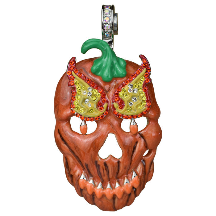 Burning Man Pumpkin Magnetic Enhancer (Silvertone)