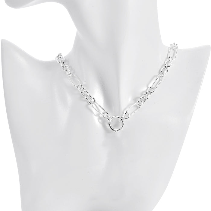 Capri Add A Charm Necklace (Sterling Silvertone)