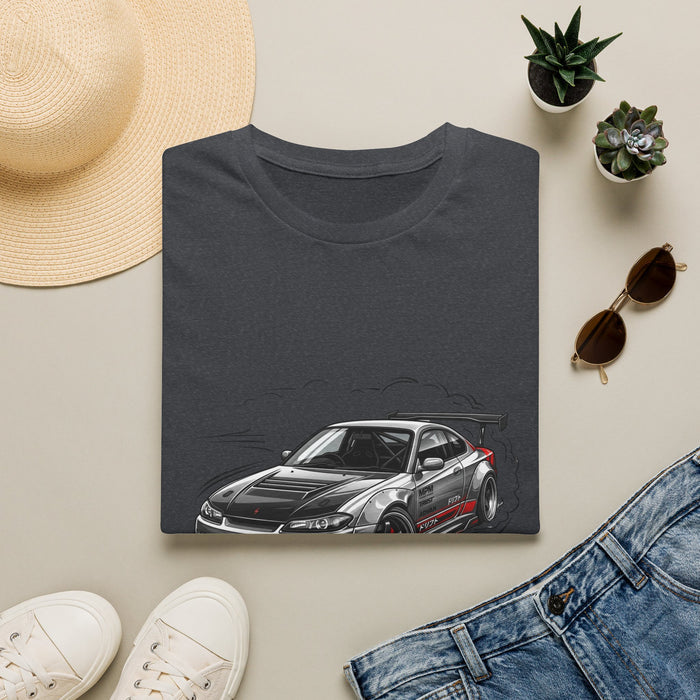 Car Drift T-Shirt — Black Sports Coupe Illustration Tee | MPM Tuning Design