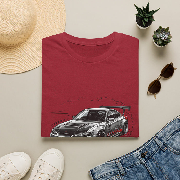 Car Drift T-Shirt — Black Sports Coupe Illustration Tee | MPM Tuning Design