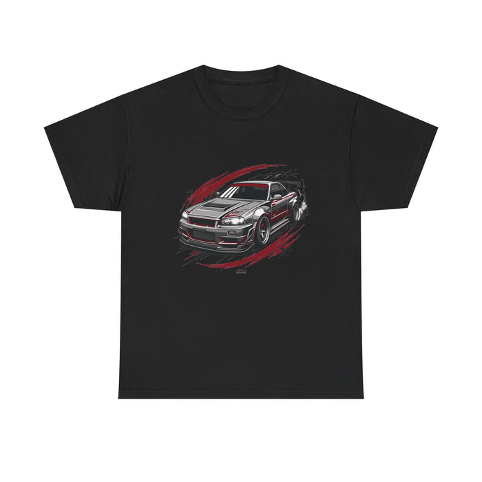 Car Graphic T-Shirt — Sporty Muscle Car JDM Illustration Tee | MPM Tuning Design
