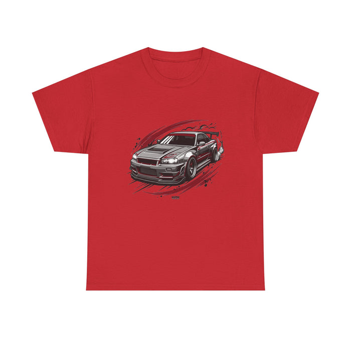 Car Graphic T-Shirt — Sporty Muscle Car JDM Illustration Tee | MPM Tuning Design