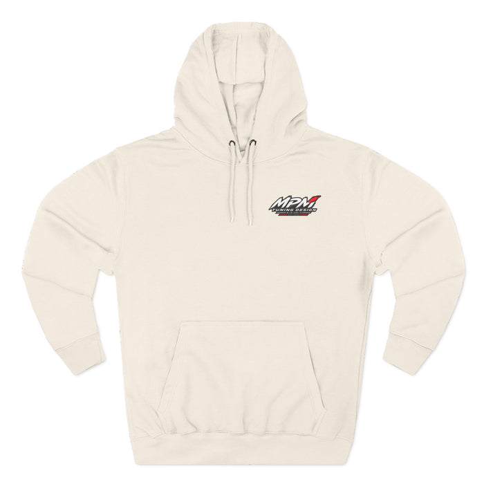 Car Parts Hoodie — Locked In Drivetrain Graphic Fleece | MPM Tuning Design