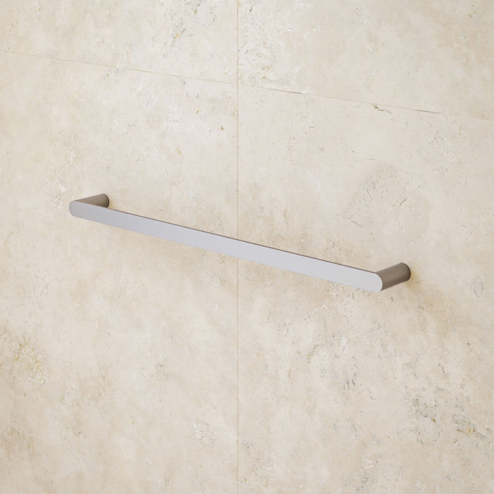 Caroma Urbane II Single Towel Rail 625 mm Brushed Nickel  | The Blue Space