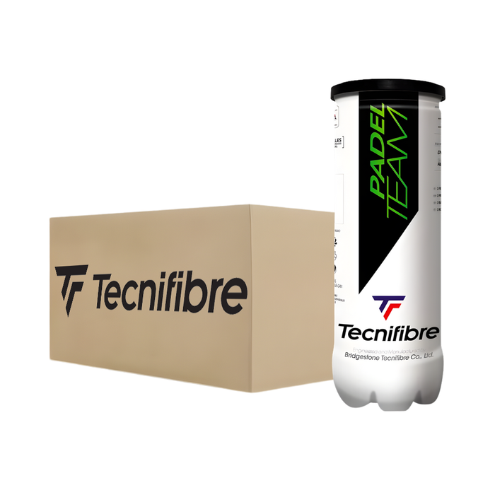 Carton de 24 tubes de balles Tecnifibre Team - Esprit Padel Shop