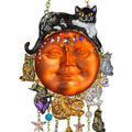 Cat Lovers Venus Seaview Moon Wind Chime (Goldtone/Copper)