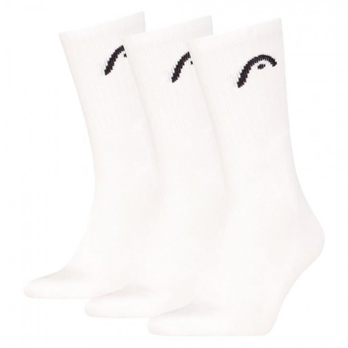 Chaussettes Head 3P Club Short Blanc - Esprit Padel Shop