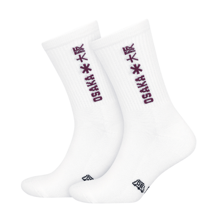 Chaussettes Osaka Duo Blanc/Rouge - Esprit Padel Shop