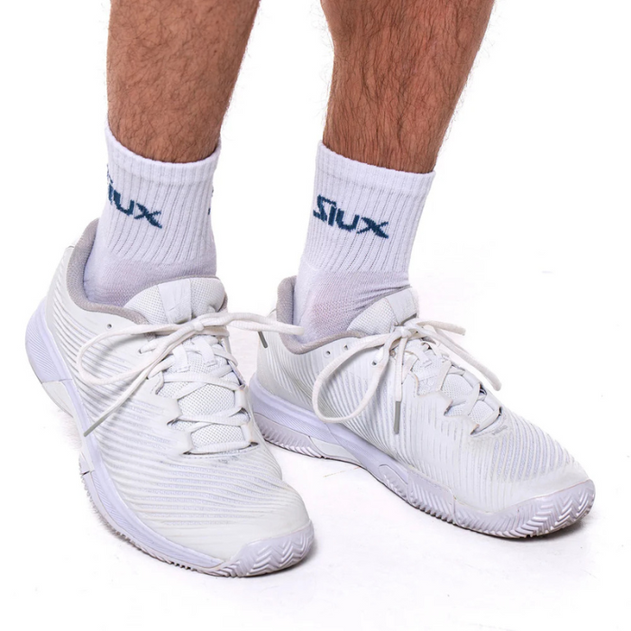 Chaussettes Siux Reveal Medium Blanc/Bleu x2 - Esprit Padel Shop
