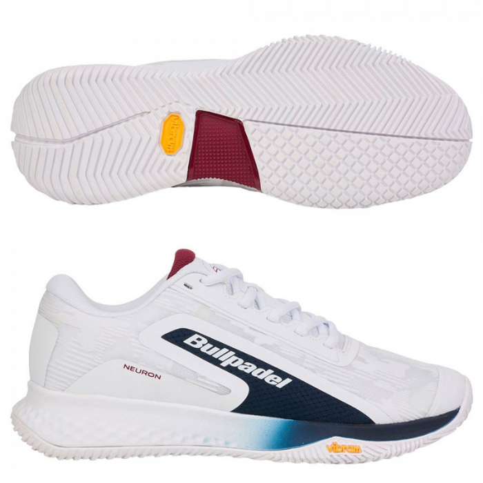 Chaussures de padel Homme Bullpadel Neuron Vibram 25I Blanc - Esprit Padel Shop