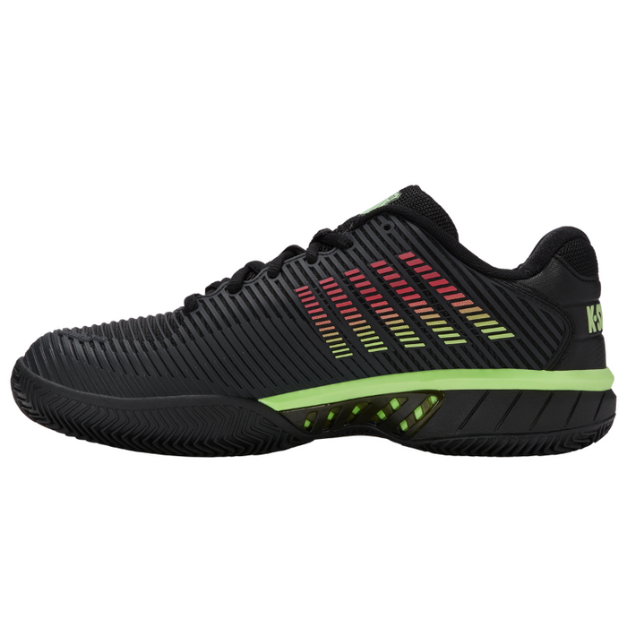 Chaussures de padel Homme K-Swiss Hypercourt Express 2 Clay Noir/Vert - Esprit Padel Shop