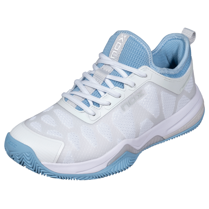 Chaussures de padel Unisexe Nox Nerbo Blanc/Bleu - Esprit Padel Shop