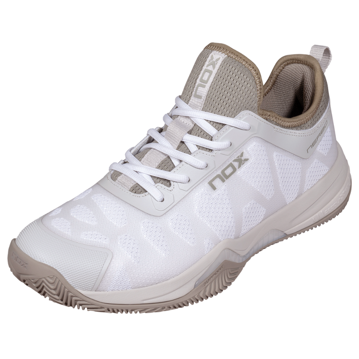 Chaussures de padel Unisexe Nox Nerbo Blanc/Marron - Esprit Padel Shop