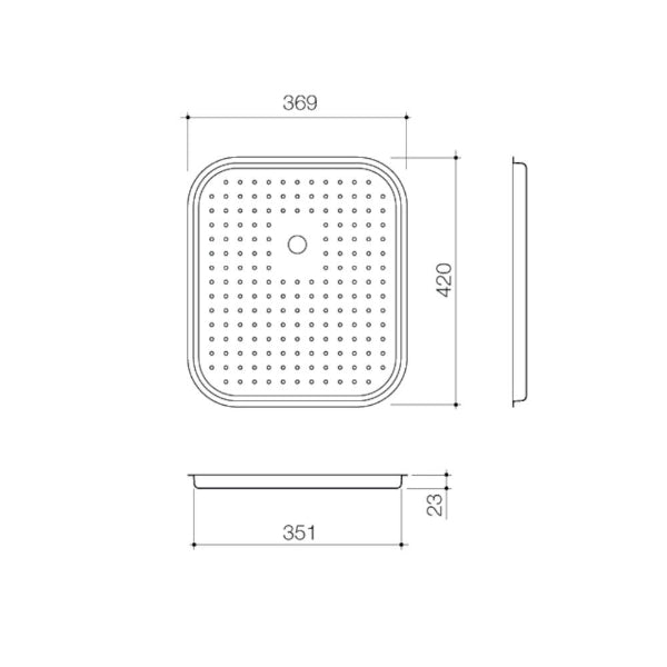 Clark Polar Stainless Steel Drainer Tray