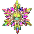 Cosmic Glamour Explosion Pin (Goldtone/Mystic Iridis)