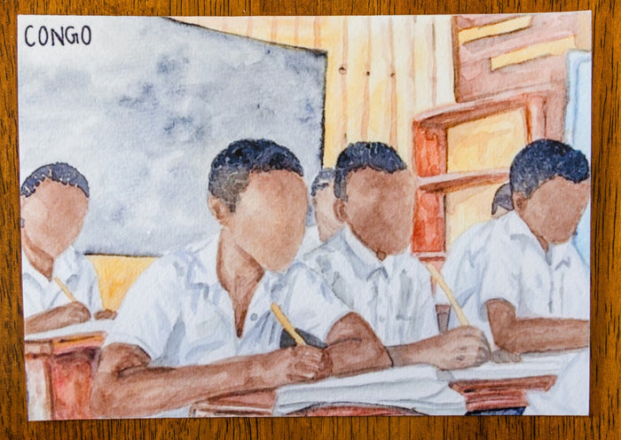 Country Watercolor Cards