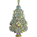 Couture Crystal Fairyland Tree Foldover Pendant (Goldtone/Crystal Aurora Borealis)