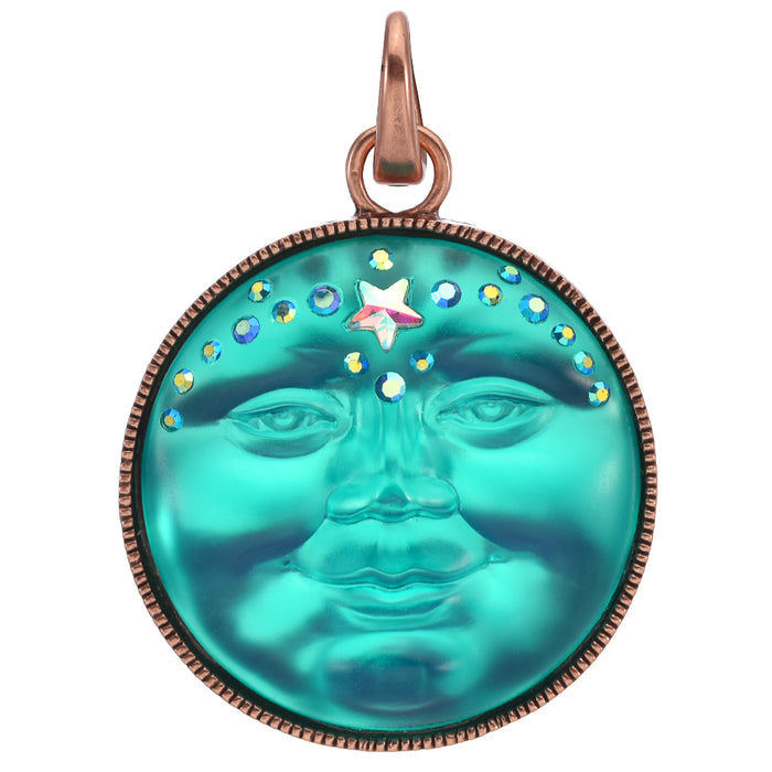 Couture Crystal Fantasia Dragonfly Necklace 3pc Set (Copper Ox/Azure)