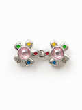Crystal Bloom Waist Pin Adjuster - Jeans Tightener