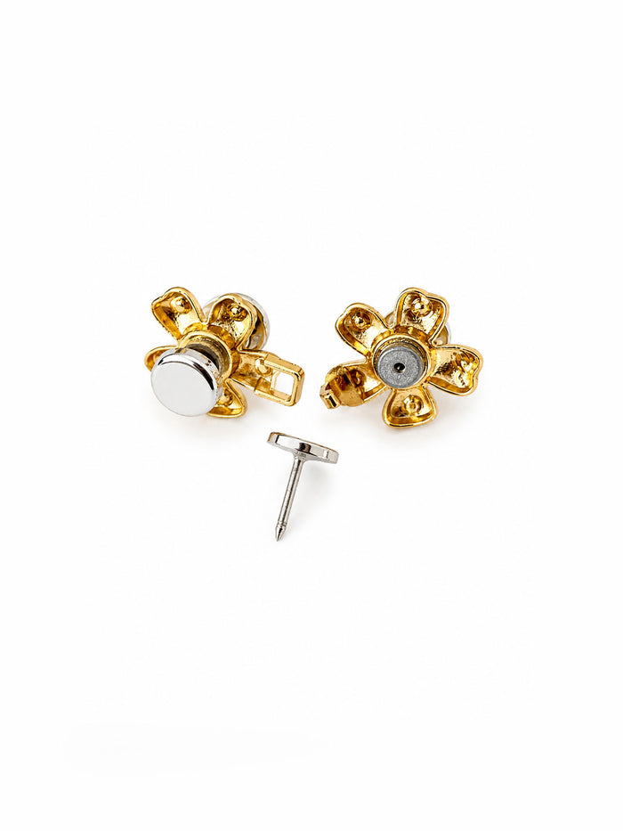 Crystal Bloom Waist Pin Adjuster - Jeans Tightener