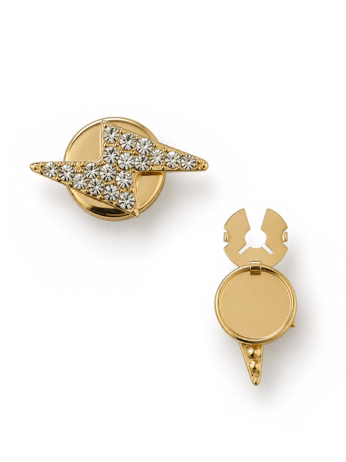 Crystal Bolt Button Cover Set