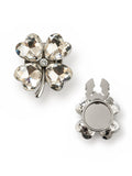 Crystal Clover Button Cover Set
