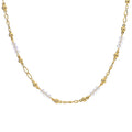 Crystal Monoco 18" Necklace (Goldtone/Crystal Aurora Borealis)