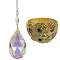 Dance Of The Crystal Queen 20" Shimmer With FREE Sir Hoots A Lot Cuff Bracelet (Goldtone)