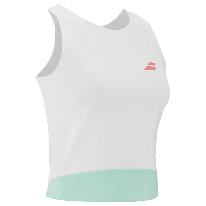 Débardeur Babolat Perf Blanc Femme - Esprit Padel Shop